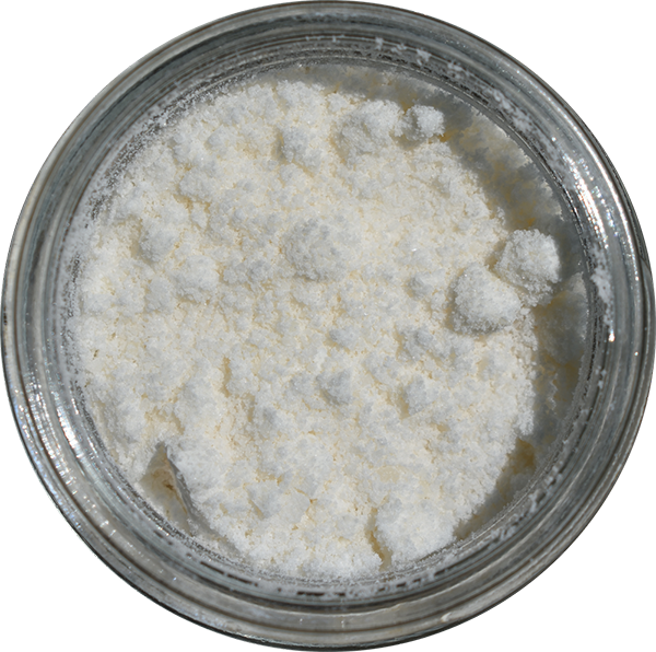 CBD isolate is usually a crystalline powder.