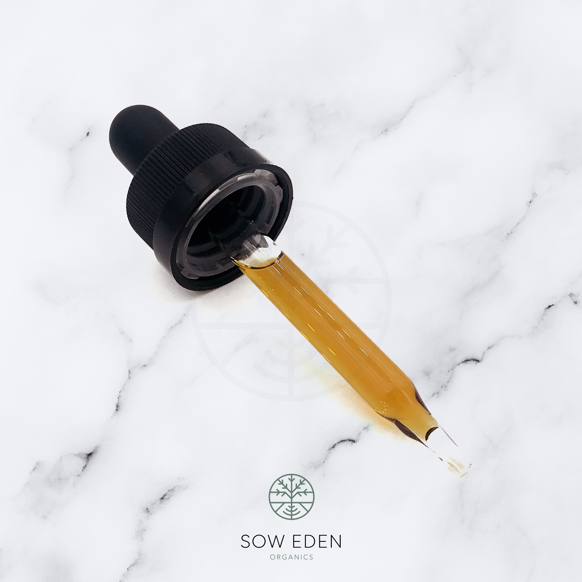 This is our whole plant oil after it’s been blended with our premium MCT (Medium Chain Triglyceride) carrier oil for our tinctures. Notice the dark amber color of the oil. Isolate or distillate based tinctures will be clear to very light gold in color, and they will have very little to no taste. Our oil has a very distinctive flavor profile due to the whole plant elements below. Some sneaky companies take CBD isolate or distillate and blend it into hemp seed oil and then they call it full spectrum oil. Hemp seed oil is virtually devoid of phytocannabinoid content, so this is extremely misleading.