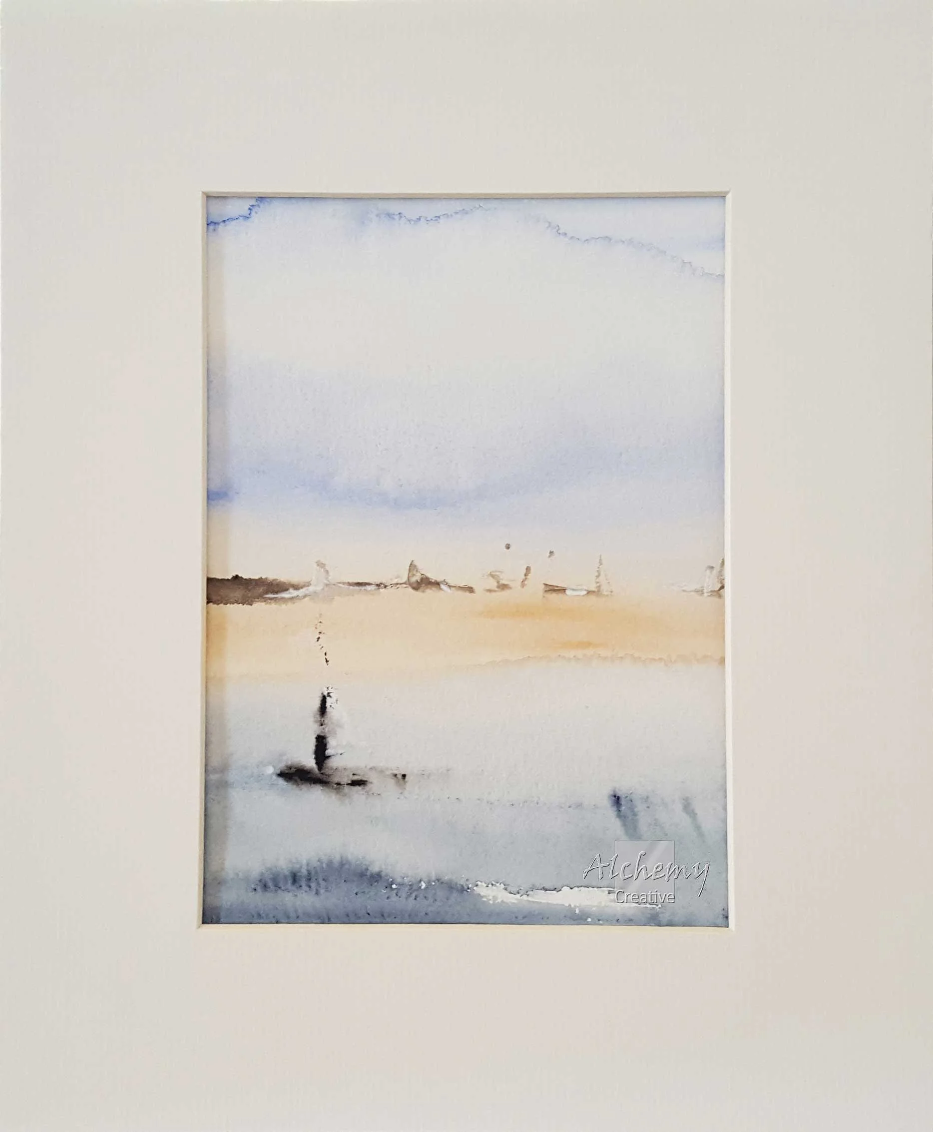 Coastal Remains  2013 120mm x 170mm Support: Paper Matte: White, 203mm x 254mm Frame: Unframed