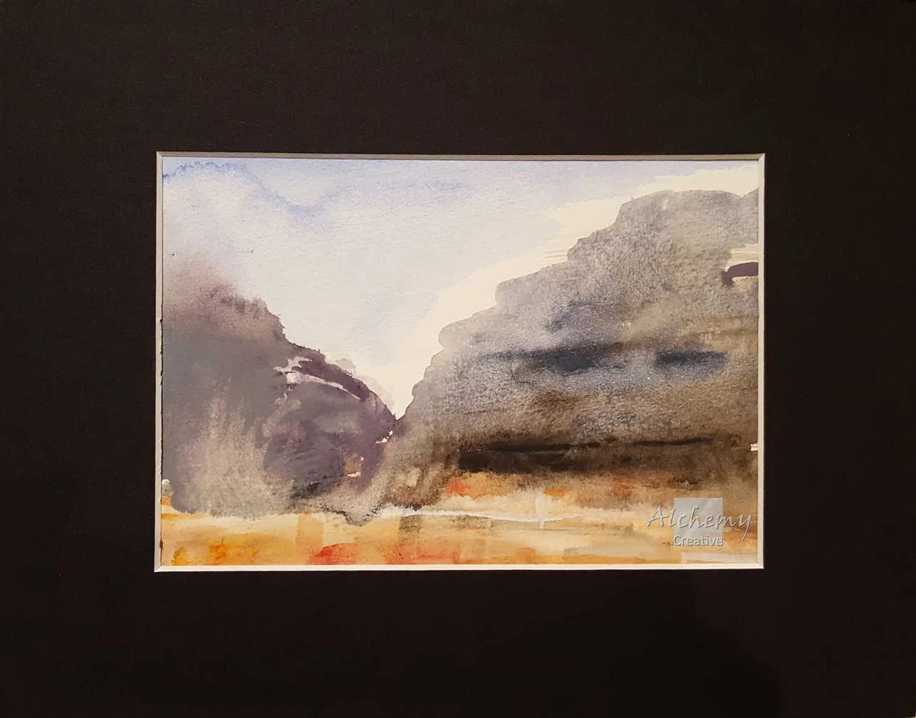 Dust Storm  2014 170mm x 115mm Support: Paper Matte: Black, 254mm x 203mm Frame: Unframed