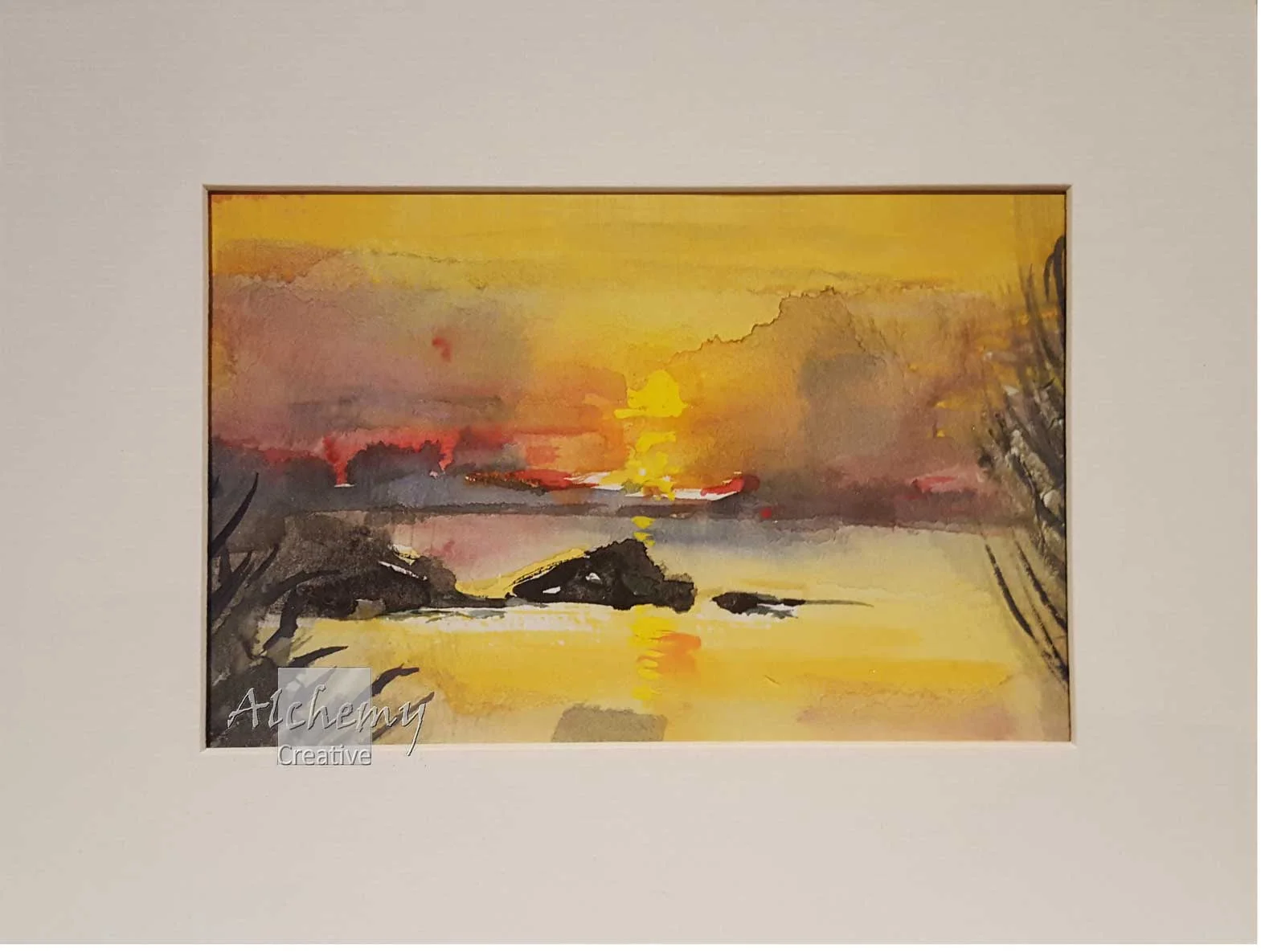 Sunrise 2  2015 140mm x 90mm Matte: White, 203mm x 150mm Frame: Unframed
