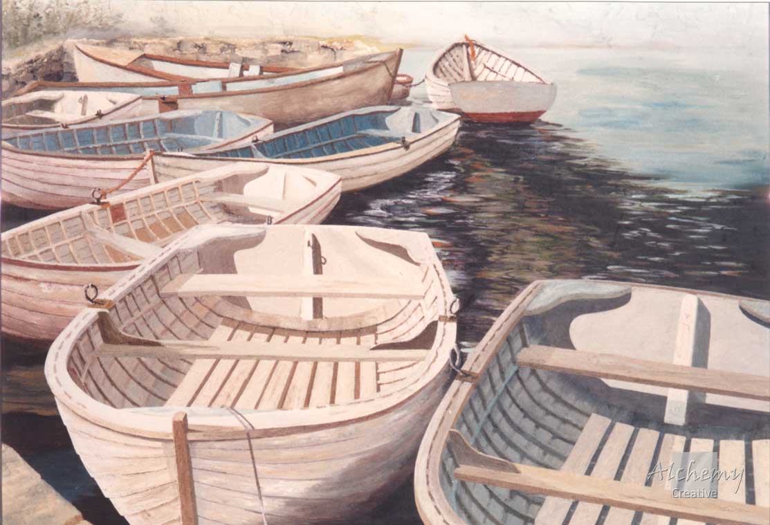 For Hire  1978 1200mm x 900mm Oil on prepared hardboard  Best Exhibit, API Art Exhibition, Perth 1978