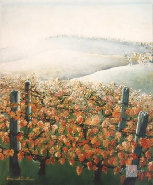 Vines at Dawn  1995 500mm x 610mm Oil and acrylic on canvas (Imago Multimedia)