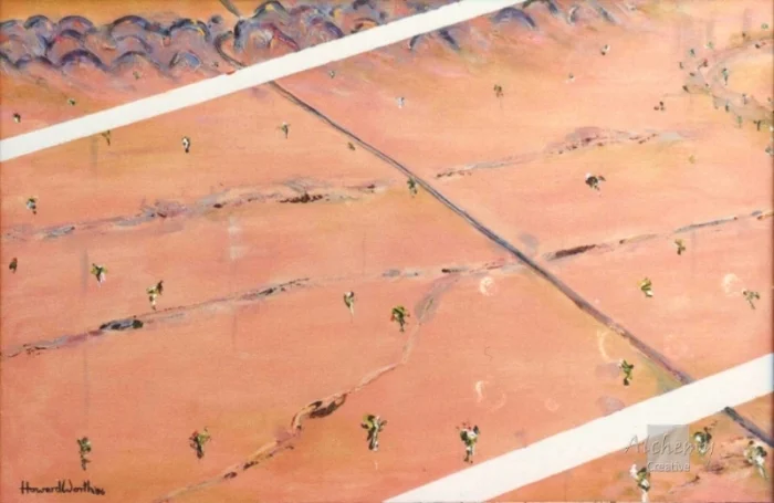 Gibb River Road  1996 760mm x 520mm Oil on canvas (R. Elliott)