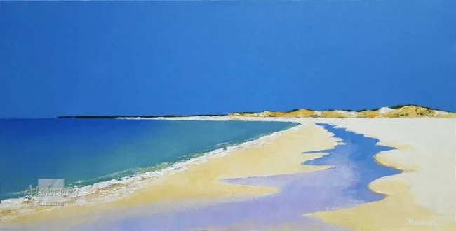 Cable Beach, Broome  2016 610mm x 305mm Acrylic on canvas