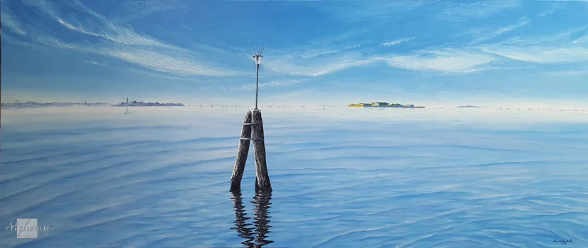 Venice: Lagoon  2017 1520mm x 610mm Oil on canvas