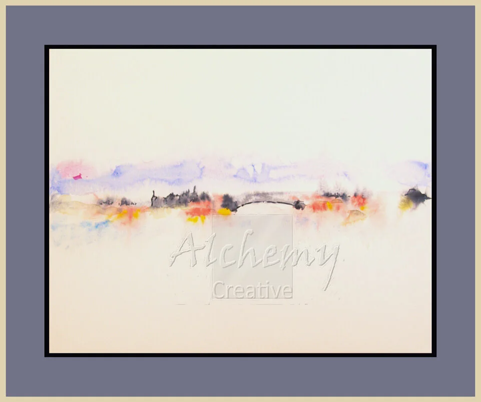 Ponte del Diavolo - Torcello  2019 Support: Watercolour canvas Framed