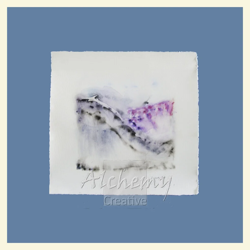 Regeneration 2      2019       252mm x 252mm       Support: Watercolour canvas Framed