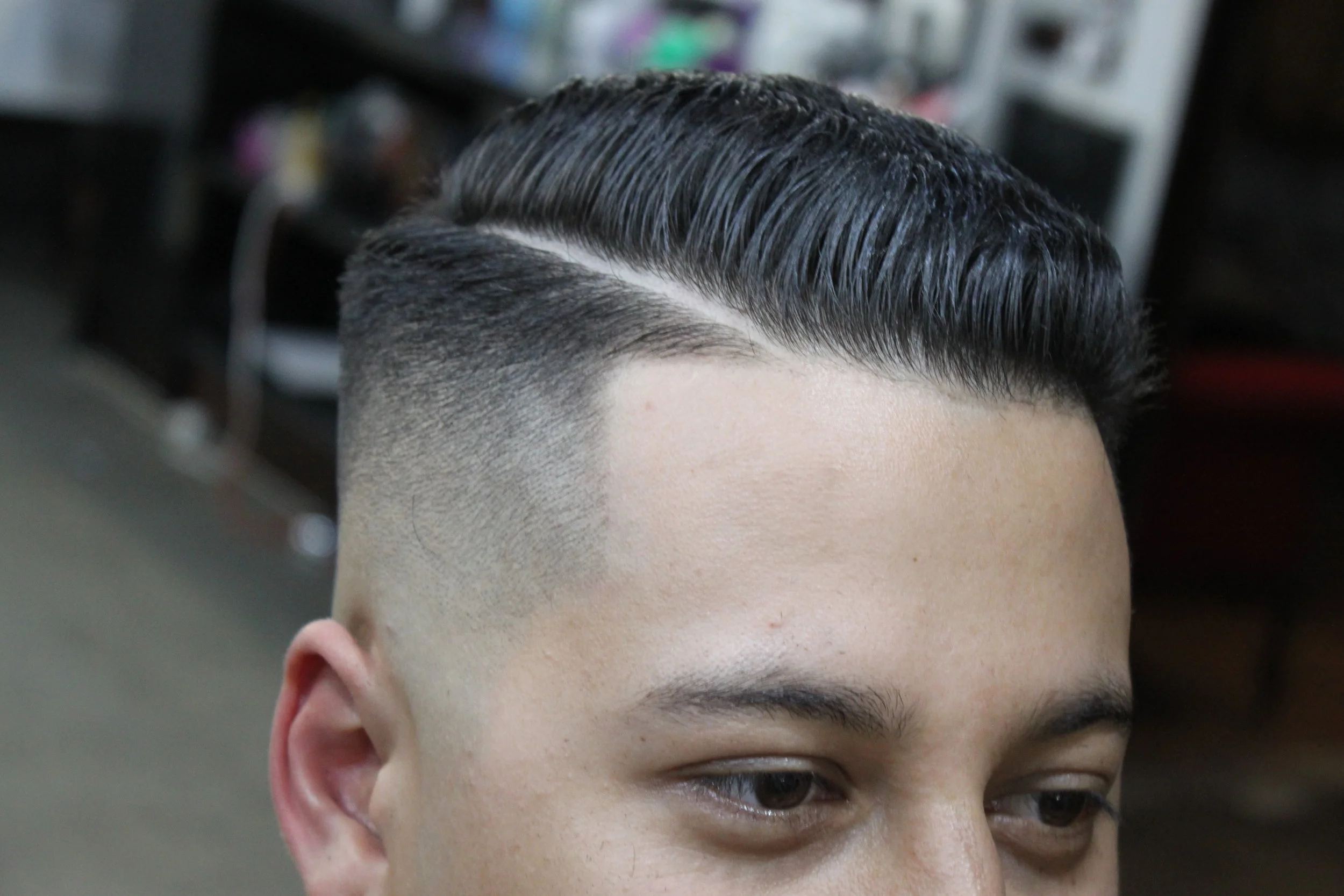 medium razor fade