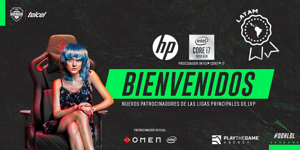 HP e Intel se unen a LVP México como patrocinadores de sus ligas principales