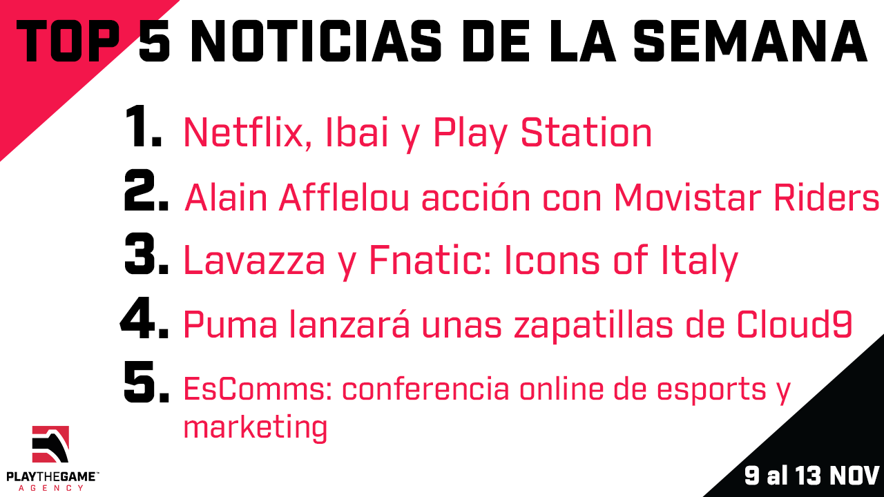 Play the Game presenta: Top 5 noticias de la semana (09-11/13)