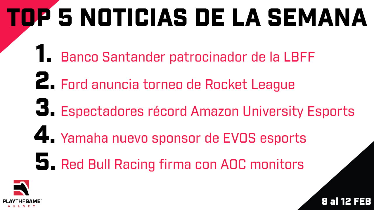 Play the Game presenta: Top 5 noticias de la semana (8-02/12-02)
