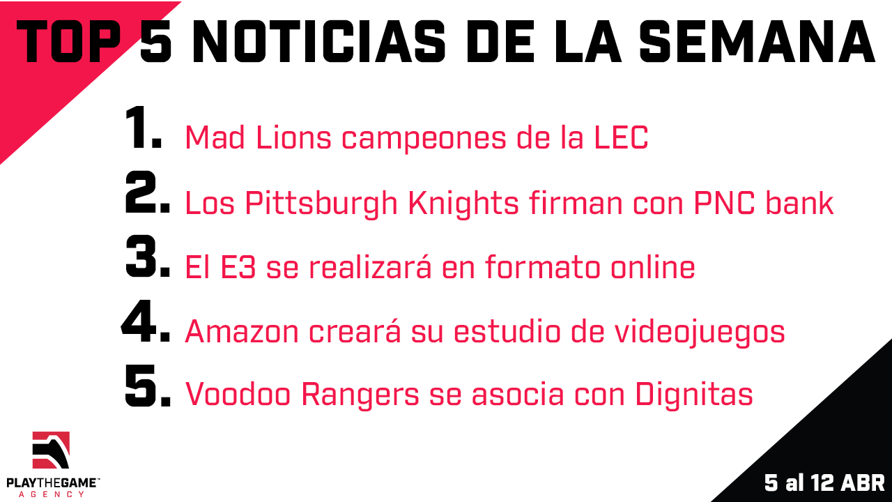 Play the Game presenta: Top 5 noticias de la semana (5-04/12-04)