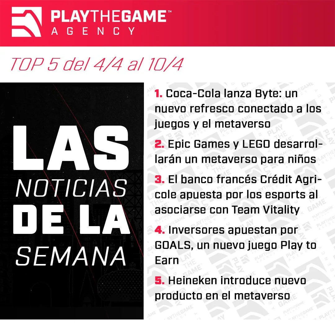 Play the Game presenta: Las noticias de la semana  (Top 5 del 4/4 - 10/4)
