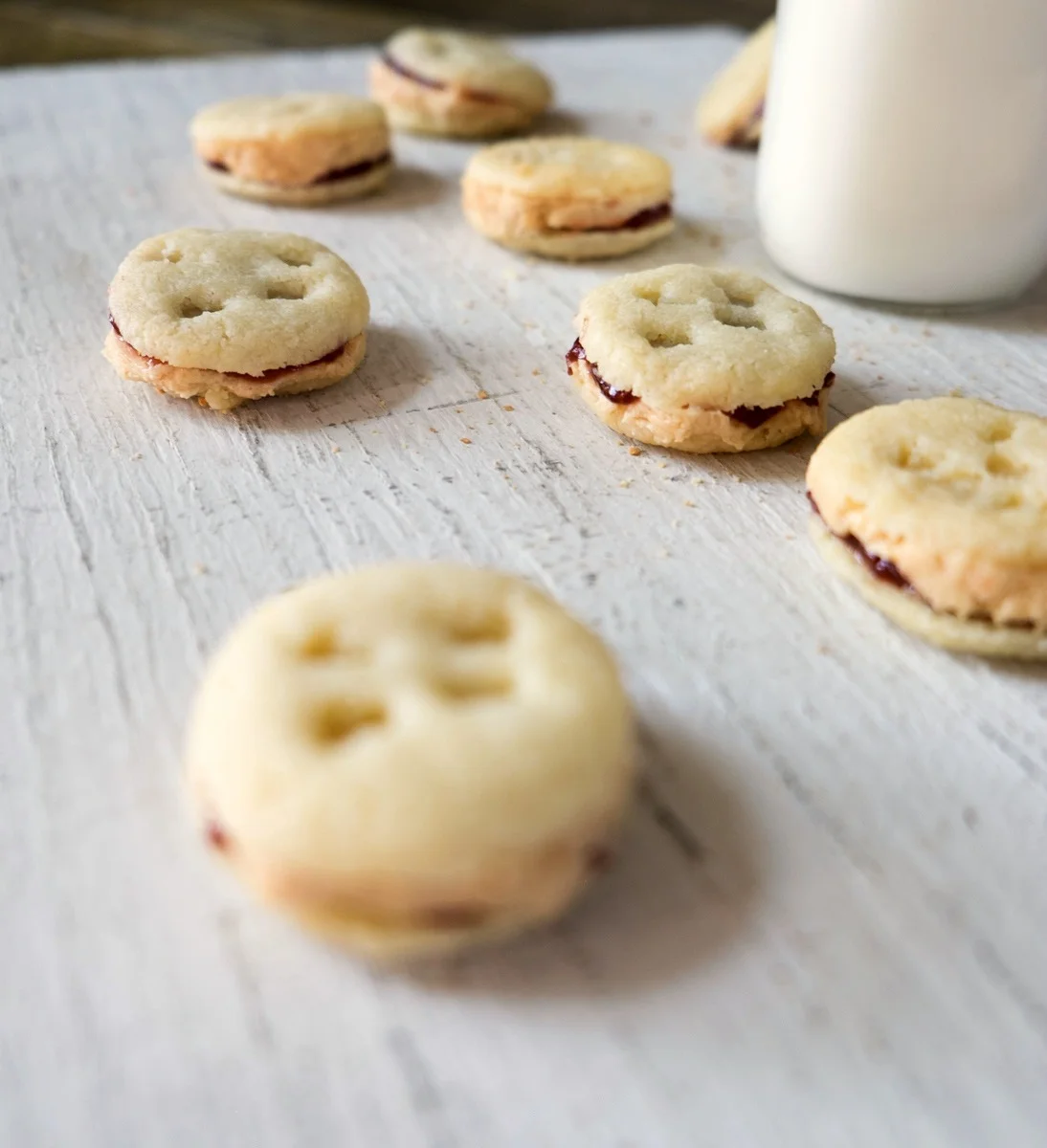 Homemade Peanut Butter & Jelly Oreos — A Sweet Little Life