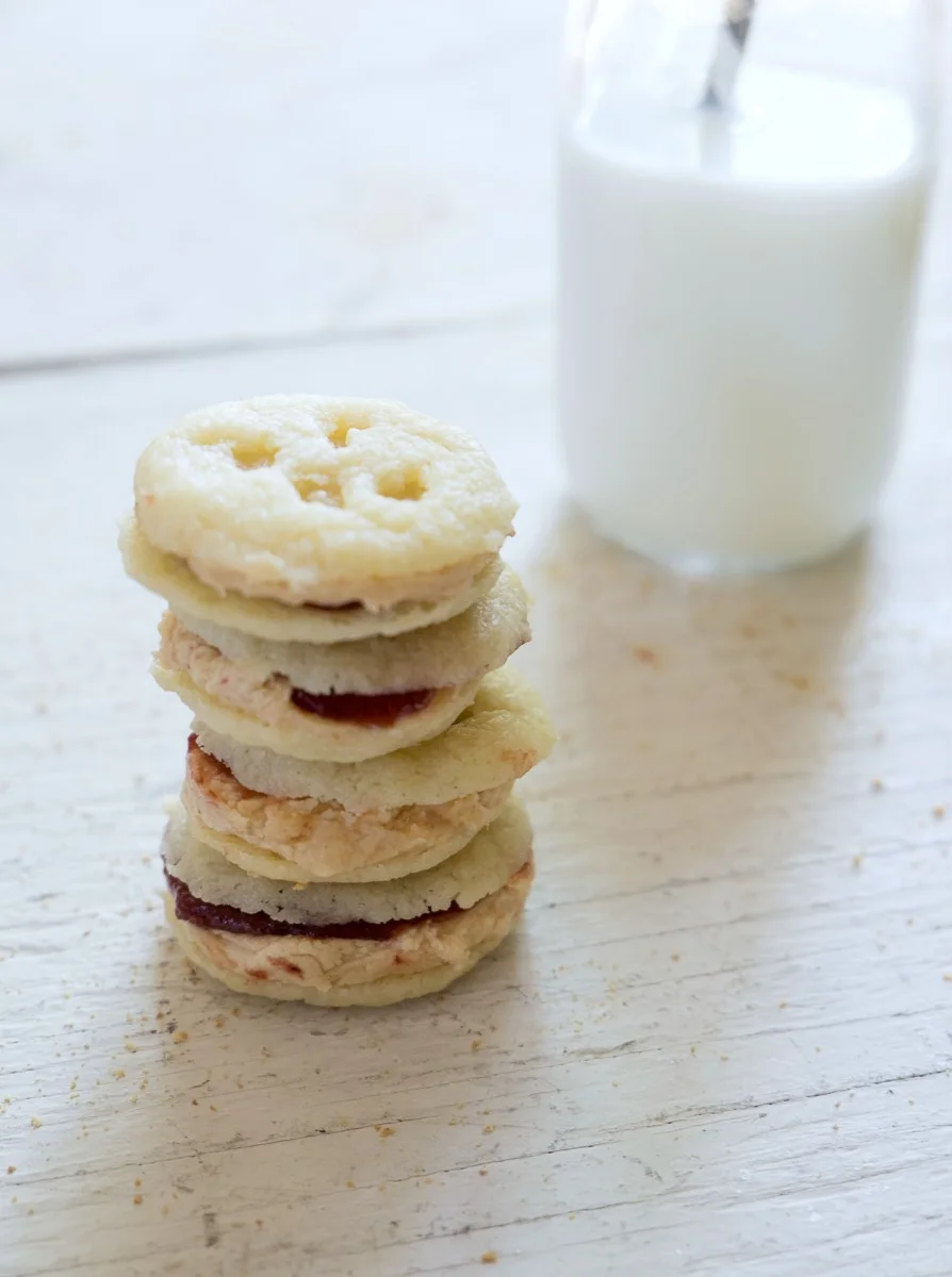 Homemade Peanut Butter & Jelly Oreos — A Sweet Little Life