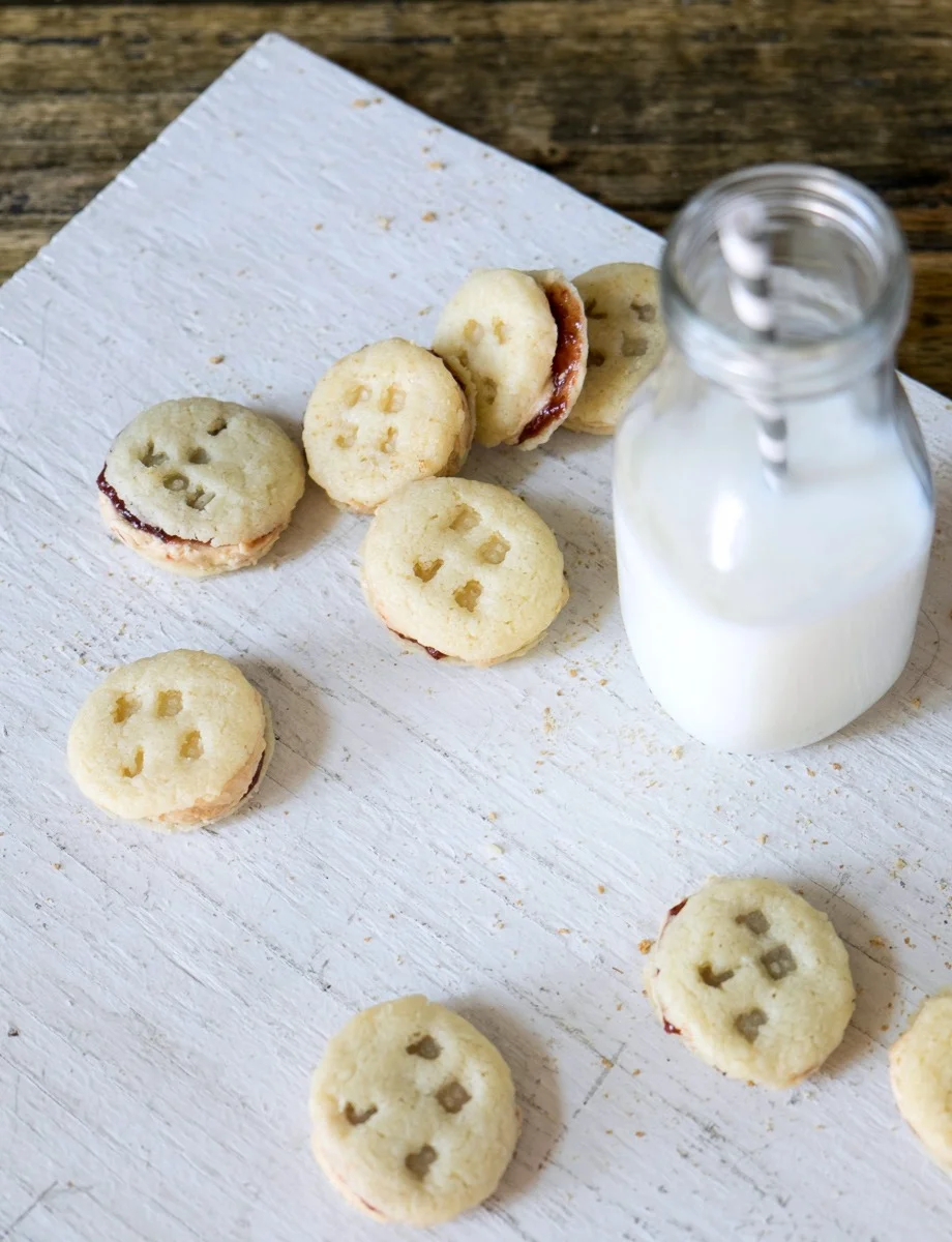 Homemade Peanut Butter & Jelly Oreos — A Sweet Little Life