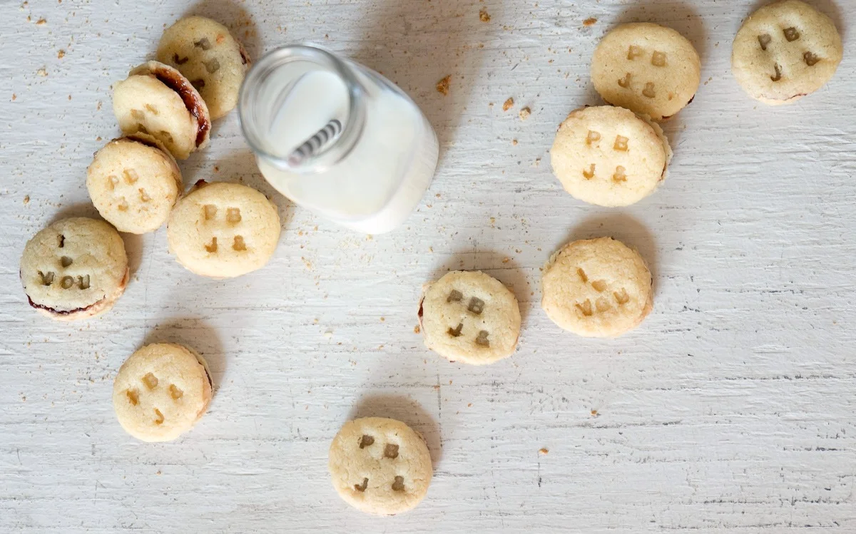 Homemade Peanut Butter & Jelly Oreos — A Sweet Little Life