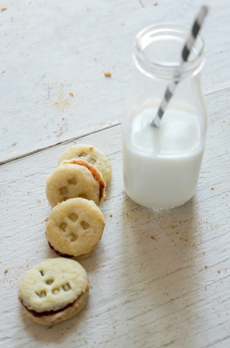 Homemade Peanut Butter & Jelly Oreos — A Sweet Little Life