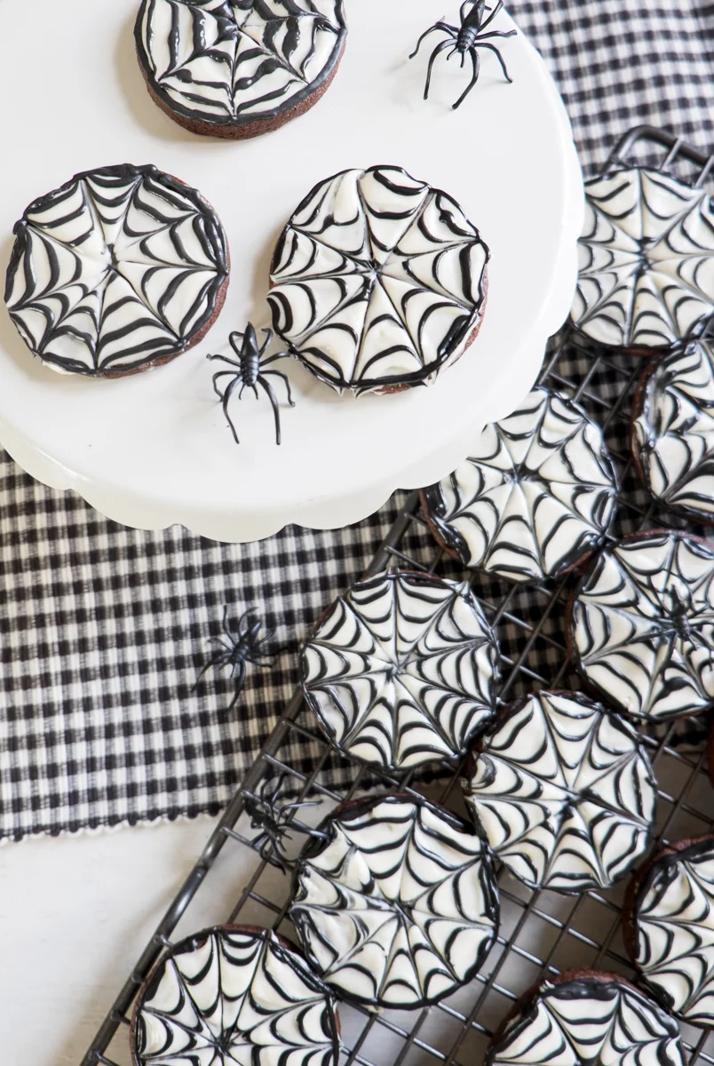 Foodstirs Cocoa & White Chocolate Cobweb Cookies — A Sweet Little Life