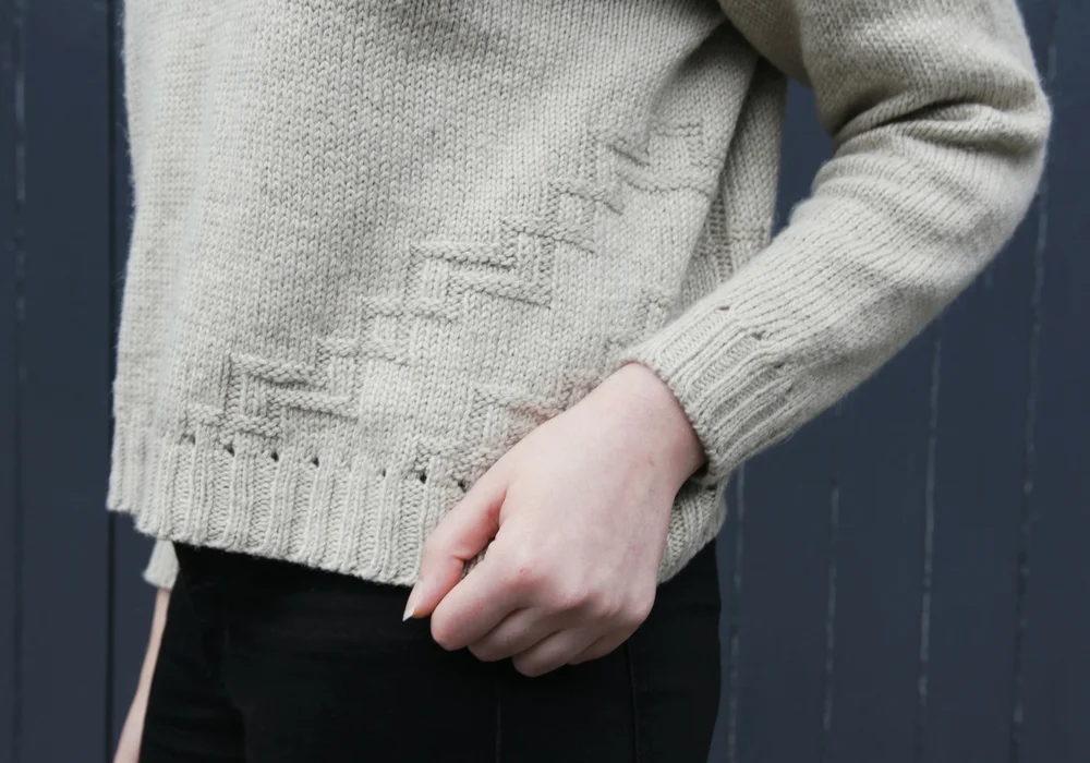 Split Stone: A Boxy Sweater Knitting Pattern | Sister Mountain