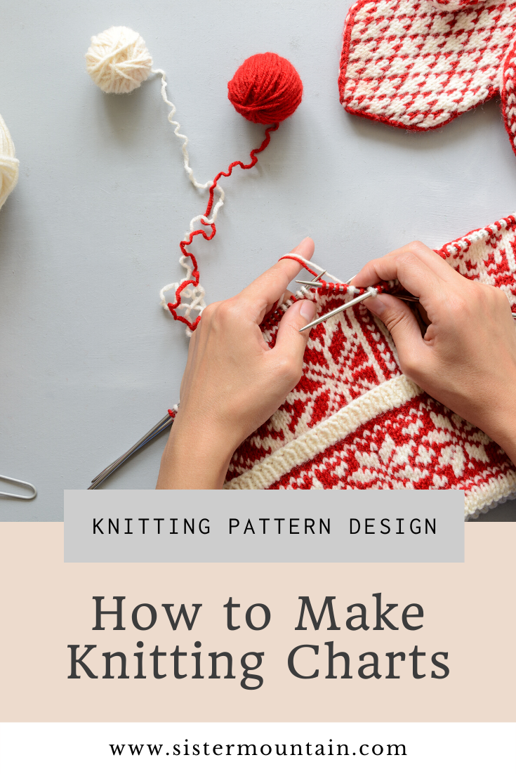 Knit Together  Simple Two-Color Pattern 2, knitting pattern chart