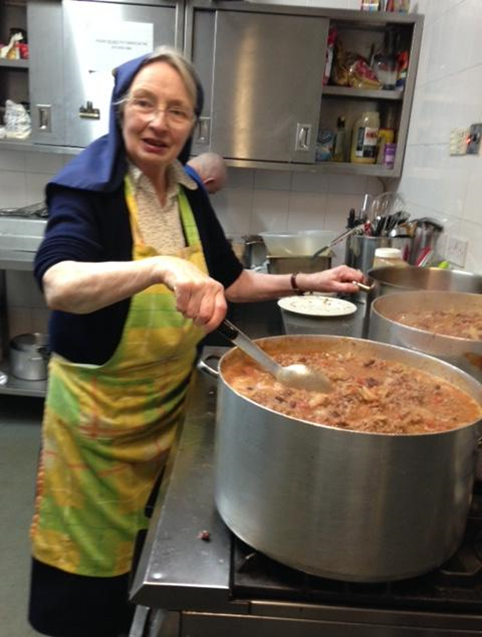 Sr Lucy is a keen cook