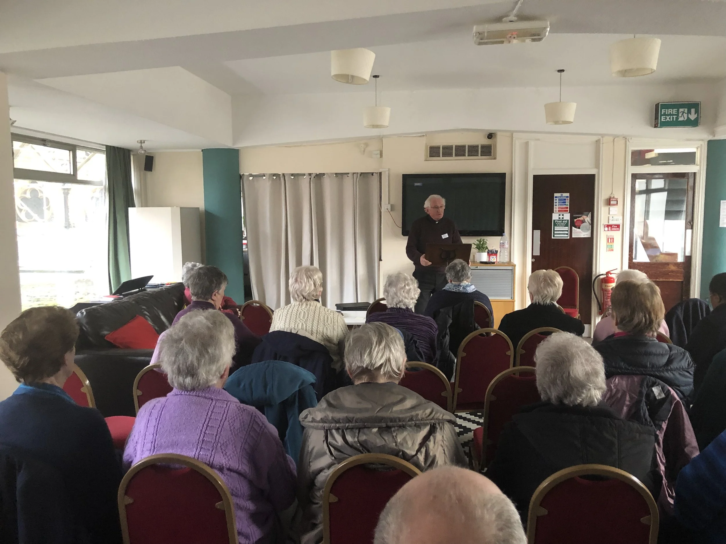 Bro Francis of Medaille addressing Manchester group
