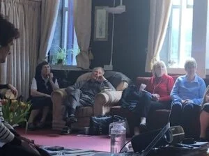 An unassuming presence at a recent day on modern slavery in Formby