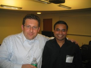 Joe Krebs and Sanjiv Augustine Agile NYC Inaugural Meeting