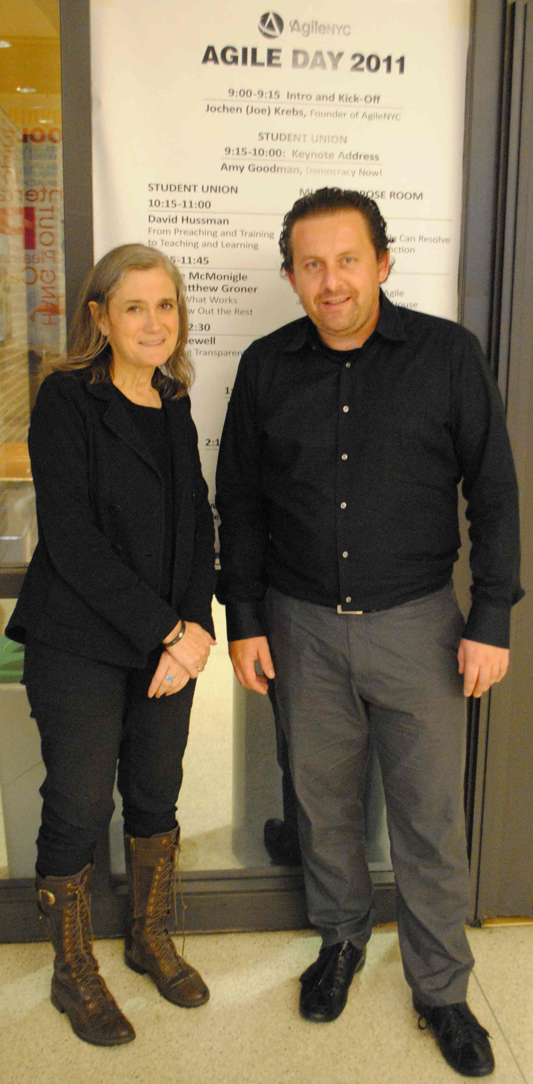 Amy Goodman and Joe Krebs