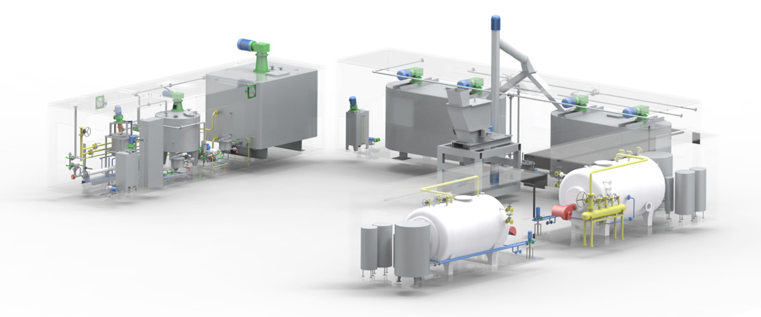 Figure 1: General Layout with Crushing and Boiler Modules