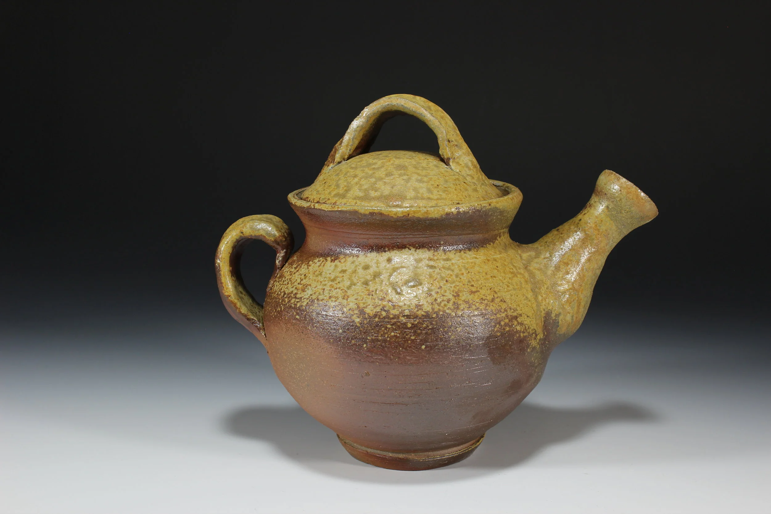 Yellow Brown Teapot