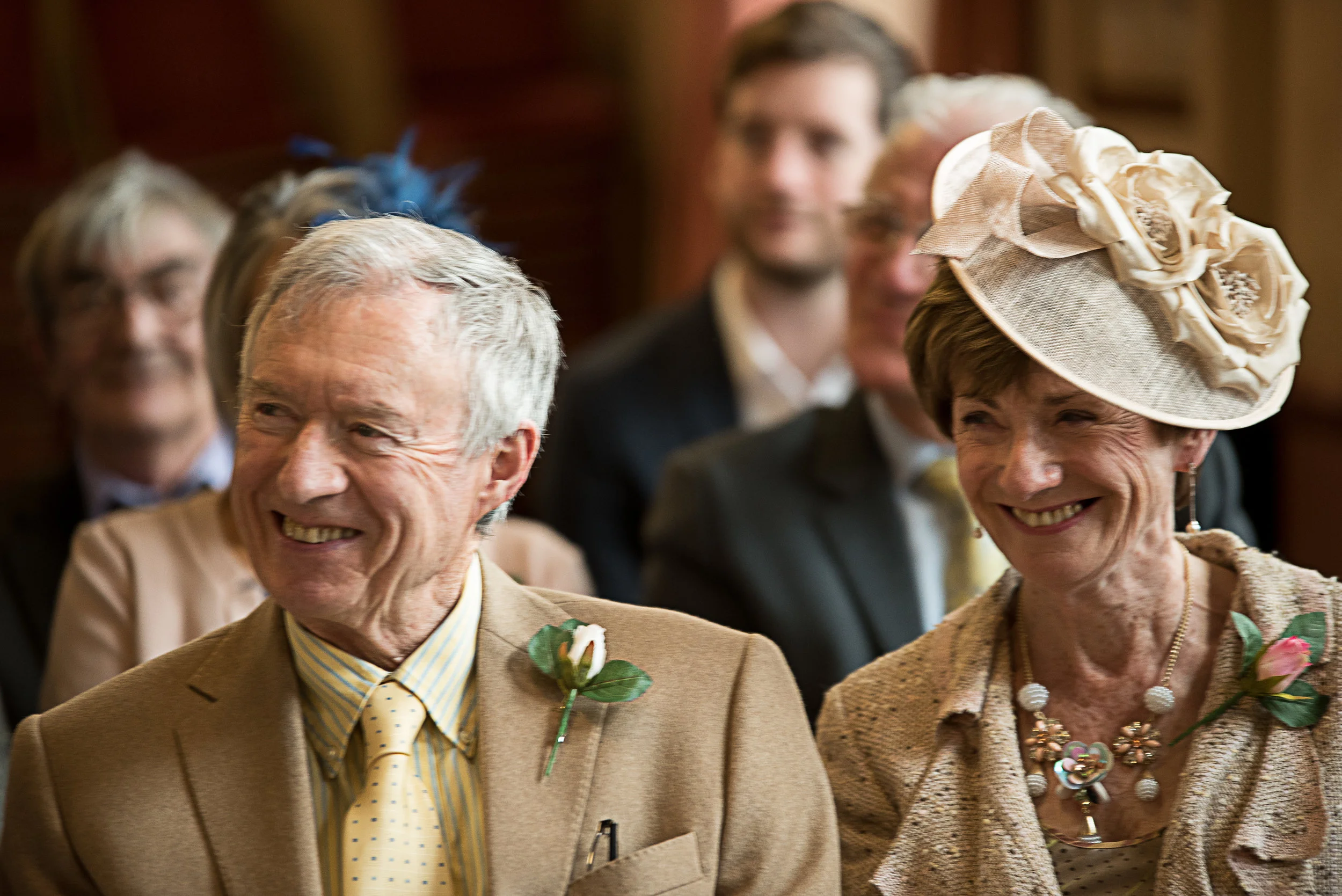Mother and father of the groom