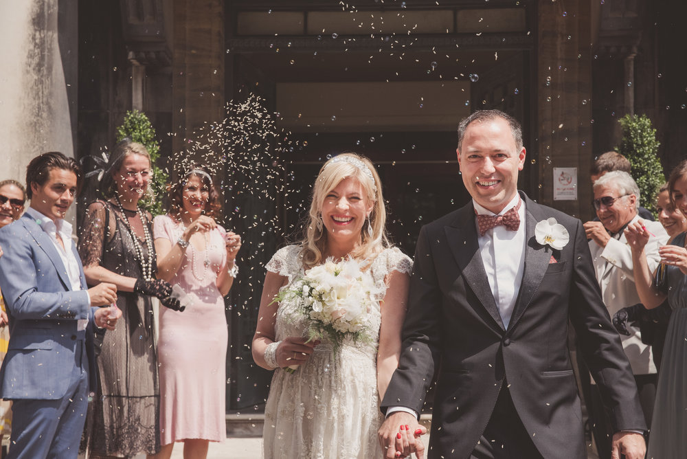 Stoke Newington Town Hall confetti