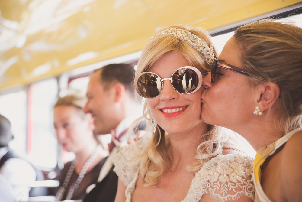 London wedding photography. Red bus photography.