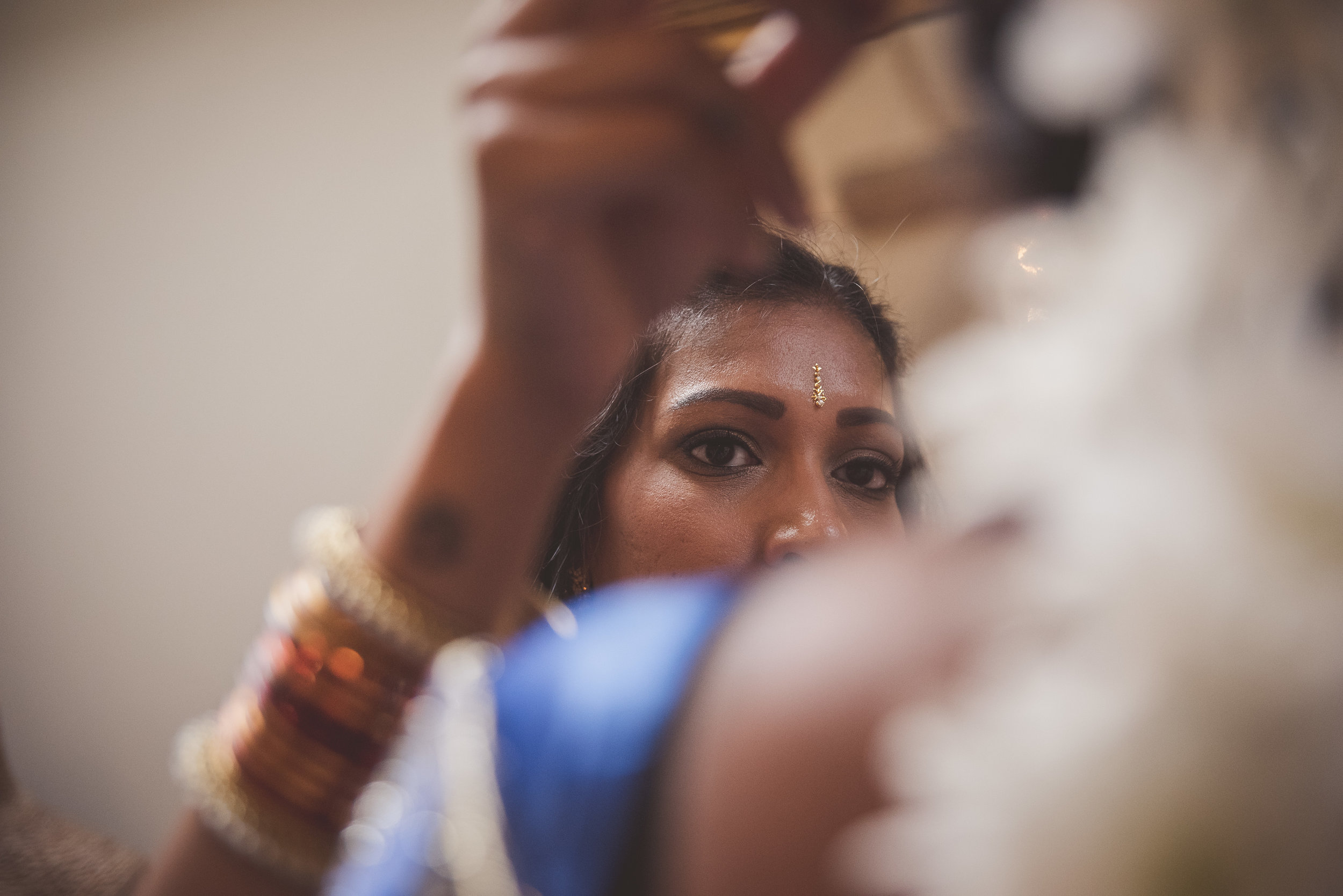 Hindu Asian bridal preparations