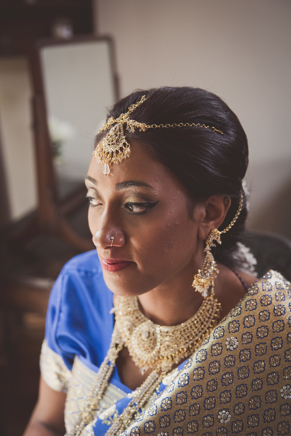 Hindu Bridal Photography at The Tythe Barn