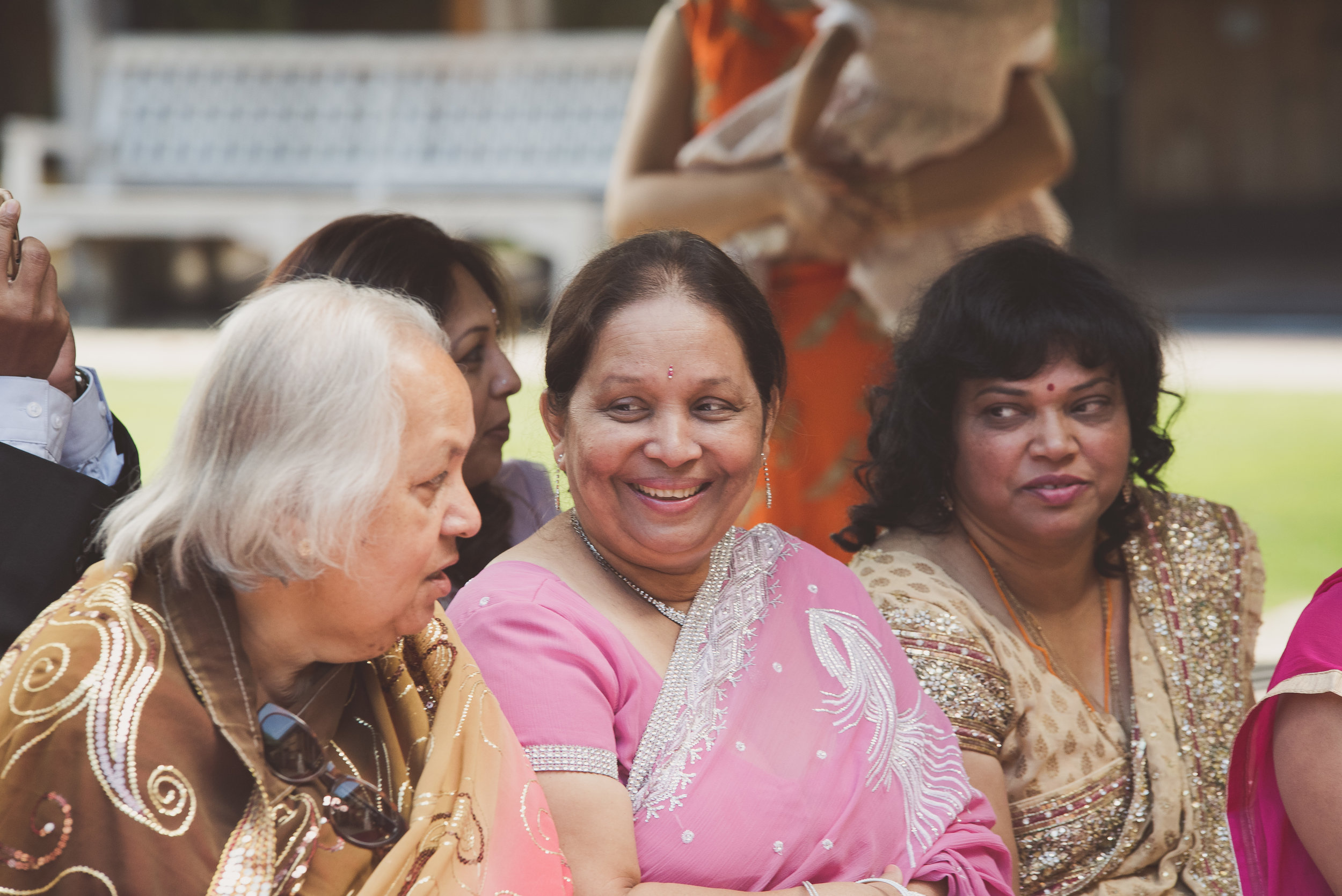 Hindu wedding guests