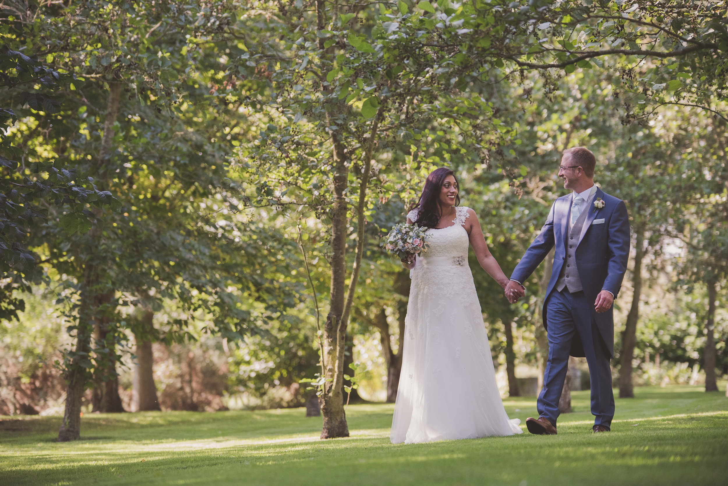 Romantic Wedding photography at Tythe Barn Oxfordshire