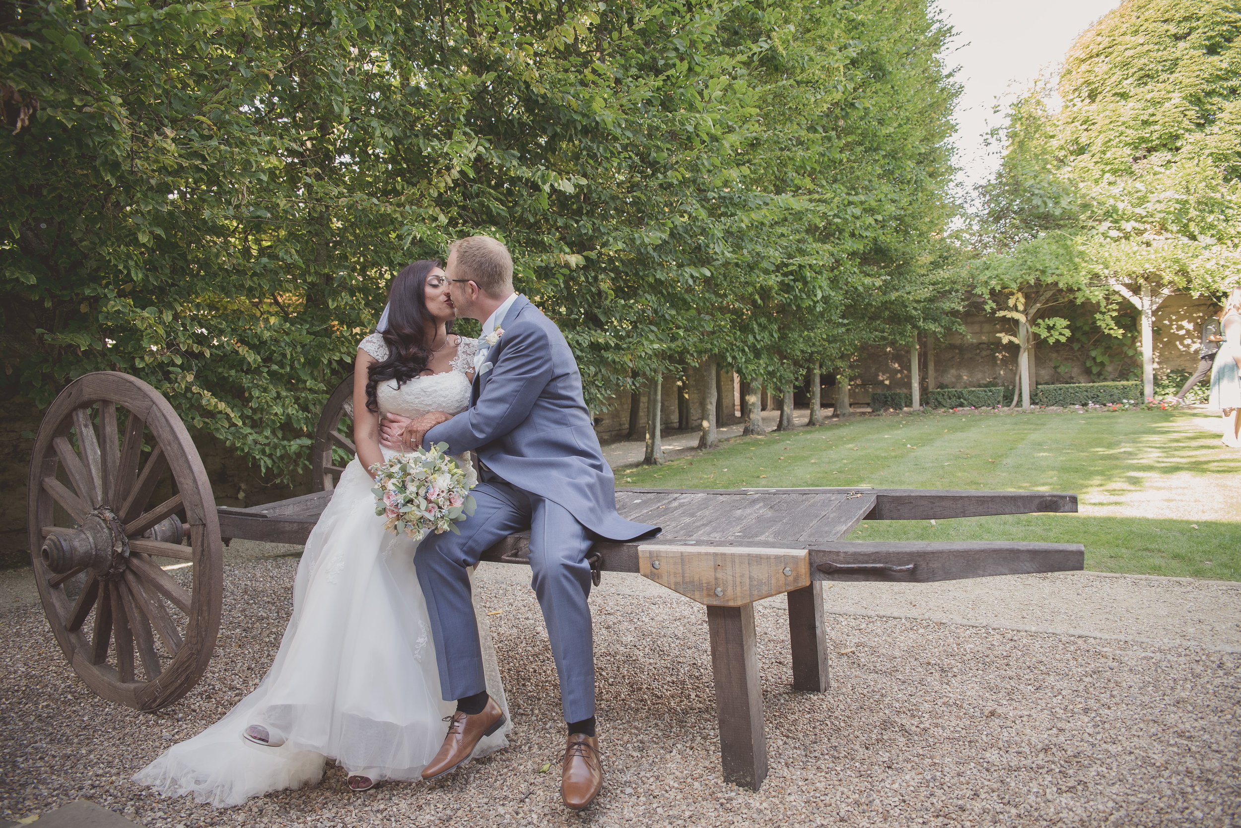 Romantic timeless wedding photography Tythe Barn