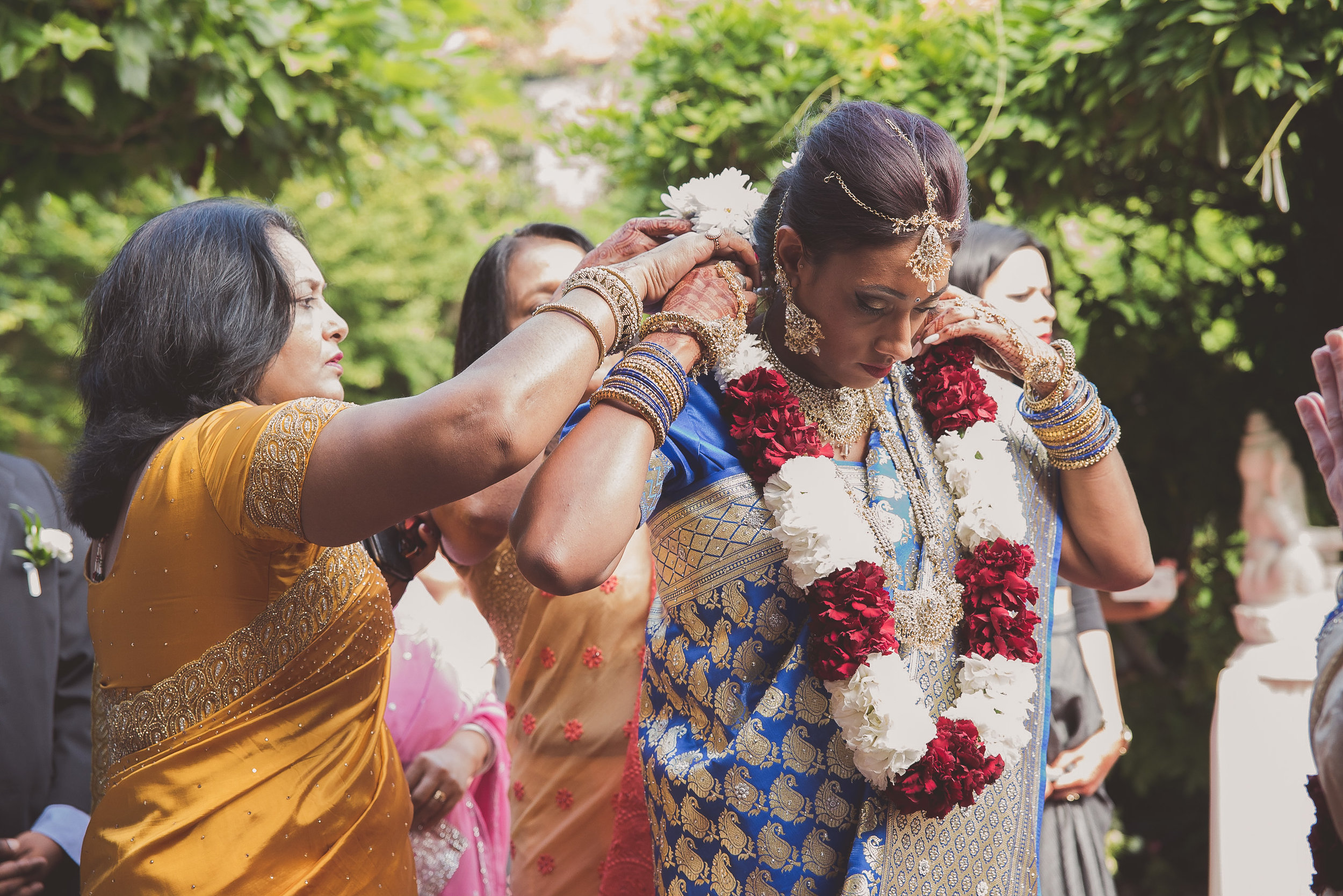 Traditional Hindu wedding ceremony