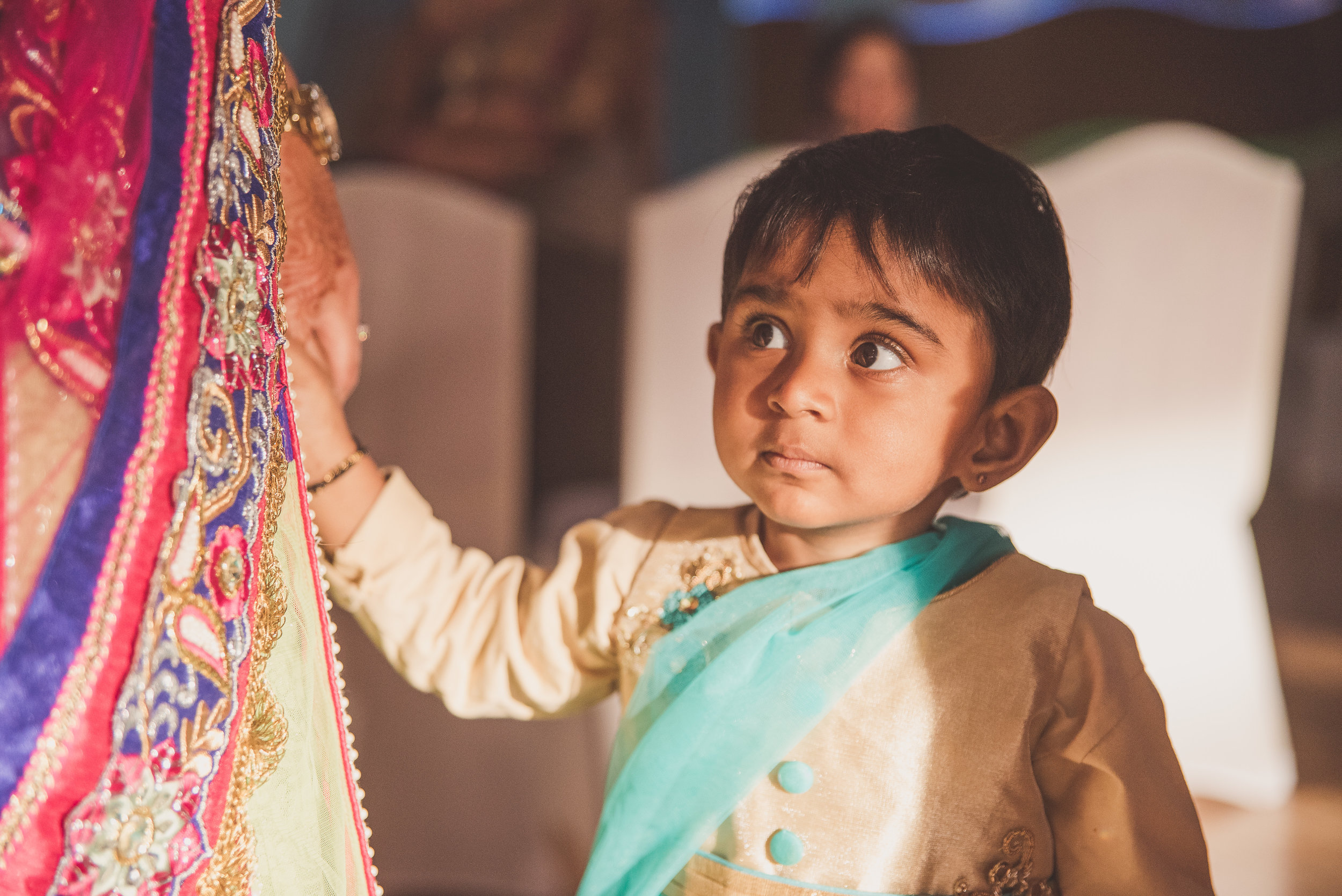 Hindu girl at wedding