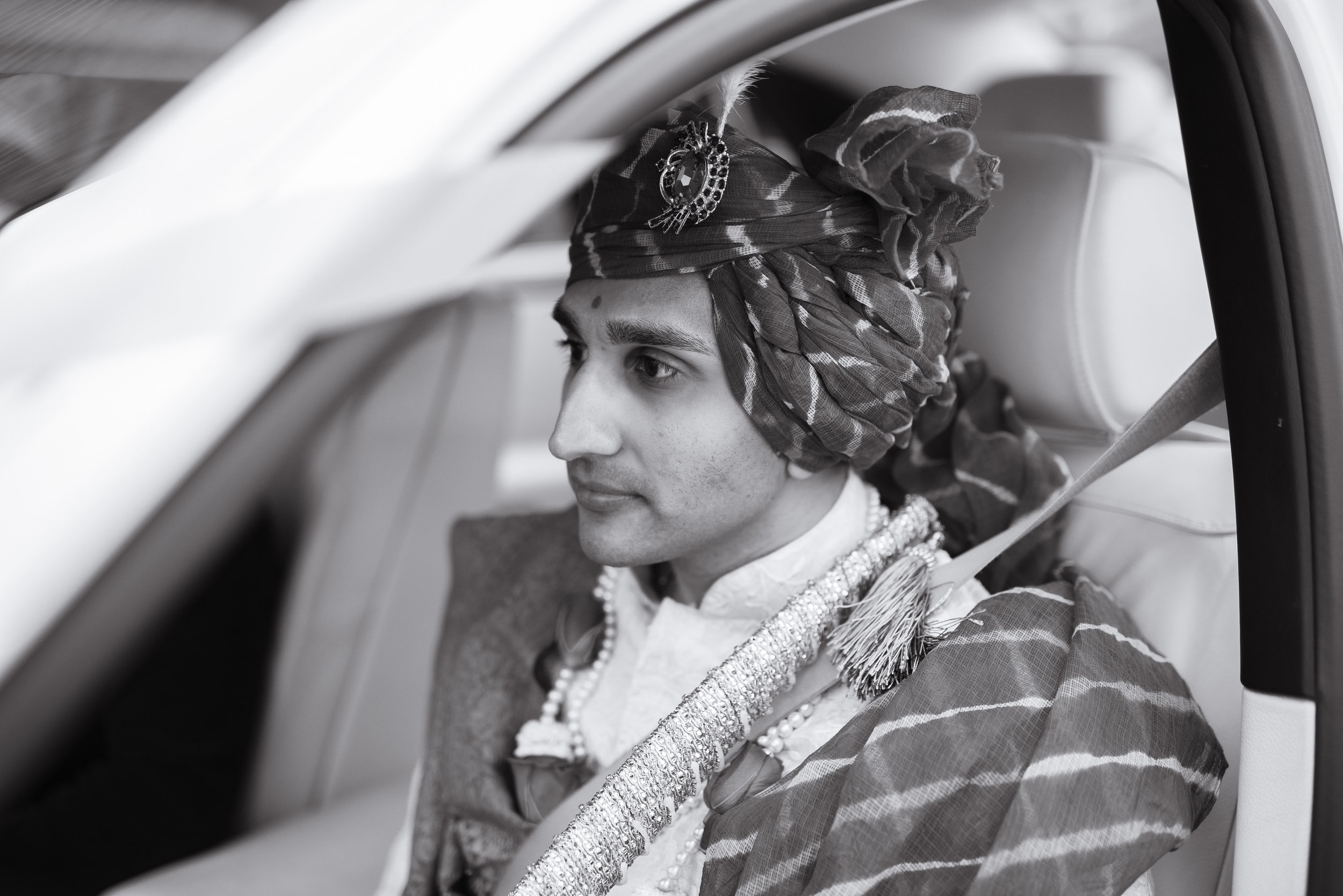 Groom leaves Stanmore Mandir