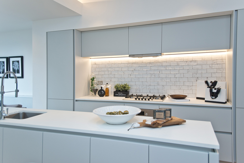 Contemporary Kitchen, Surrey — Saville Construction