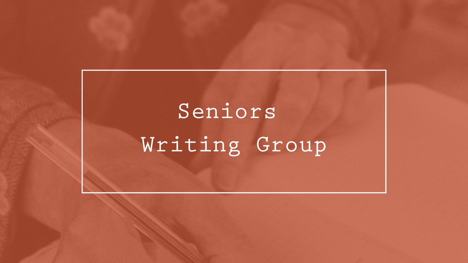 Seniors Writing Group