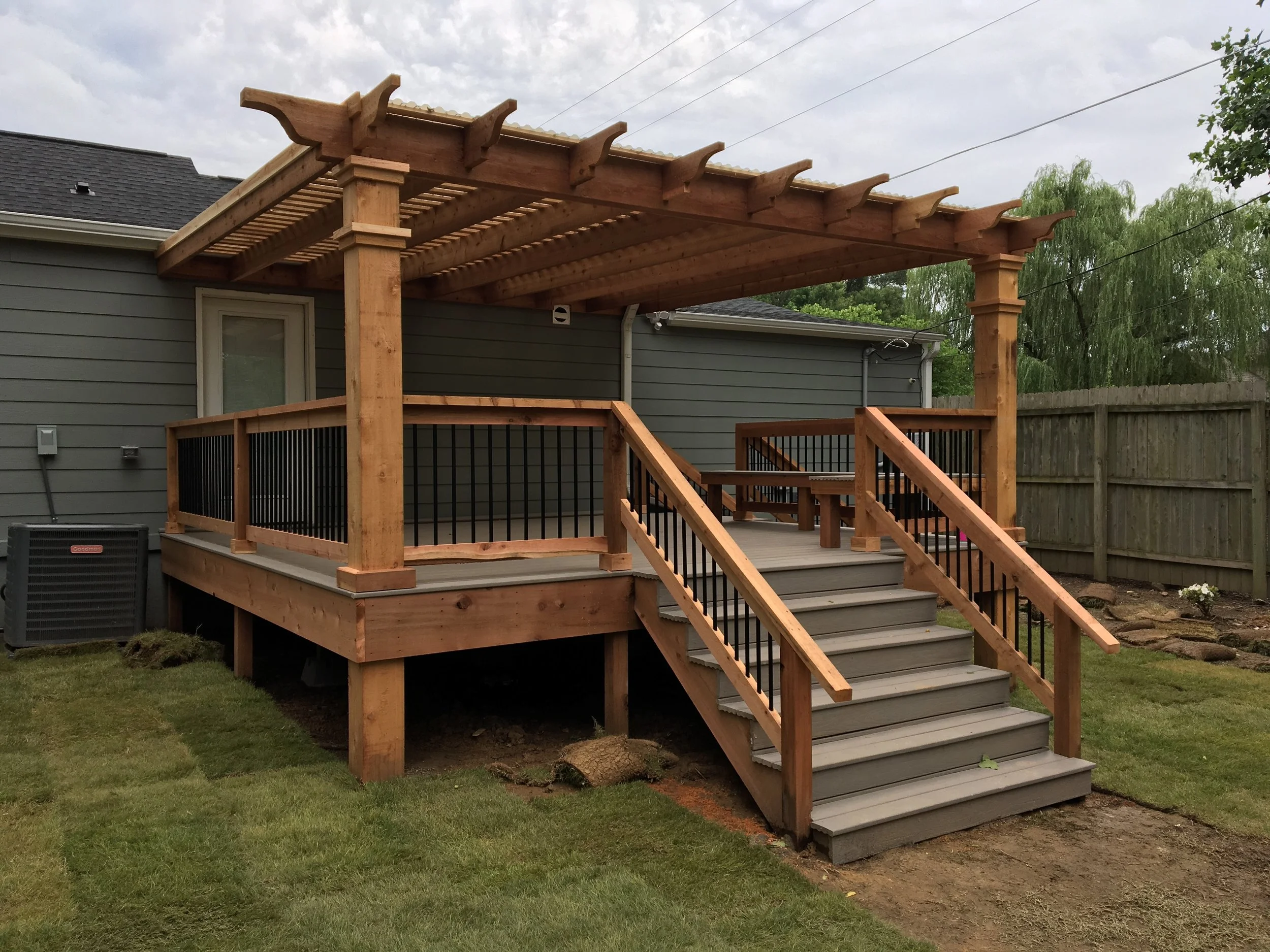 18 Pergola Designs For Decks Attached To House