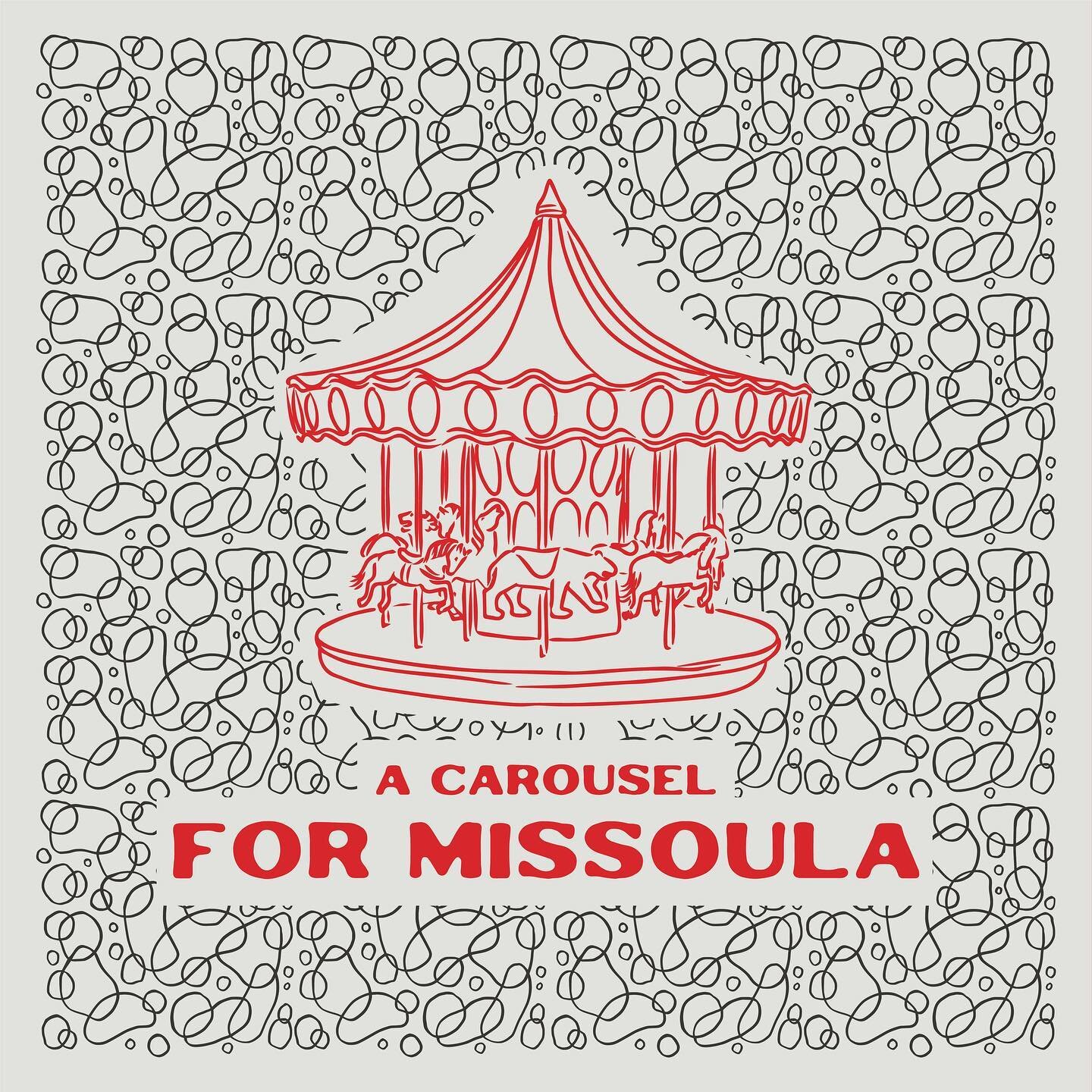 A design take on the carousel in Missoula Montana. #graphicdesign #redesign