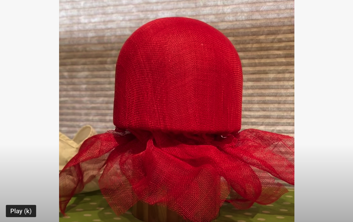 Millinery: Unblocking a Crown