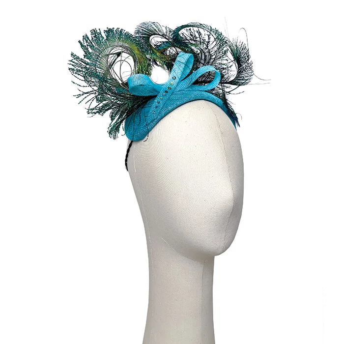 mariaetkindmillinery_peacock_straw_headband_teal_side.jpg